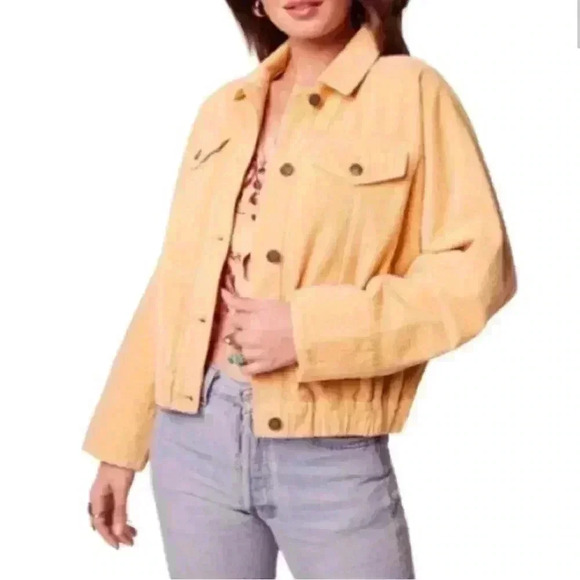 Band of the Free Jackets & Blazers - Band Of The Free Other Side Corduroy Jacket in Sand, Size Large. NWT!